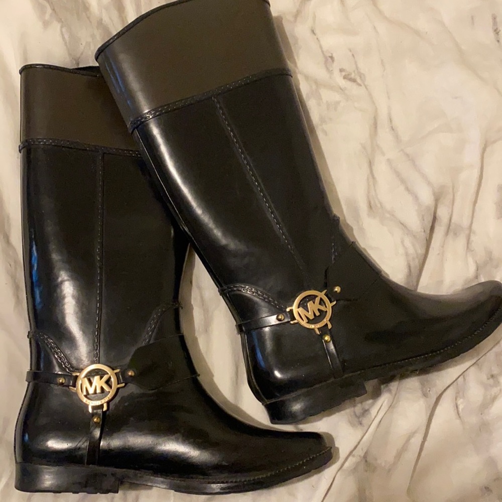 MICHAEL KORS RAIN BOOTS WOMENS SIZE 10